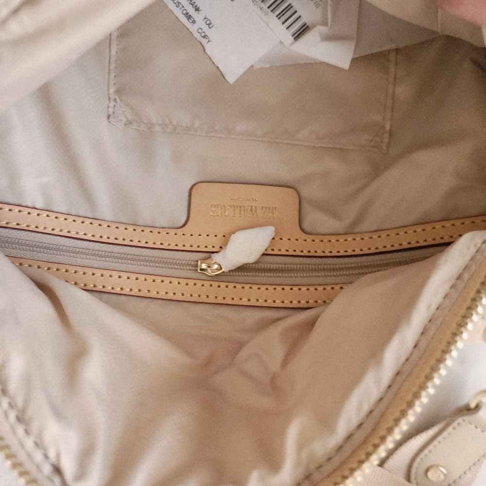 MZ WALLACE  Buff  Ivory  Small Crosby Crossbody Sling bag Like New - Picture 9 of 12